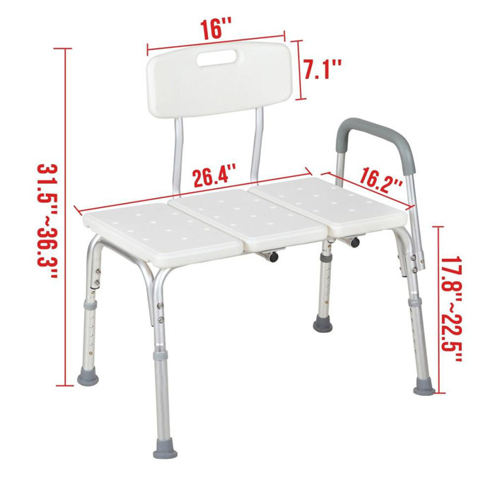 Winado Adjustable Transfer Bench & Reviews Wayfair